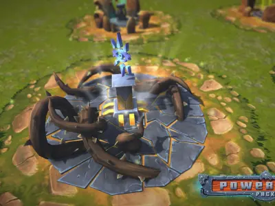 Power-Ups Pack Low Poly Low-poly 3D model