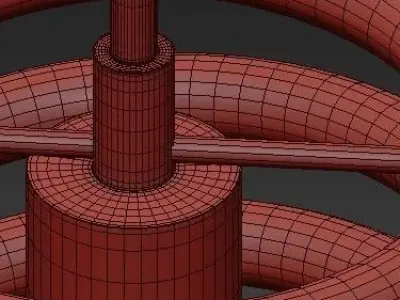 LUSSOLE spiral spring hanging 3D model