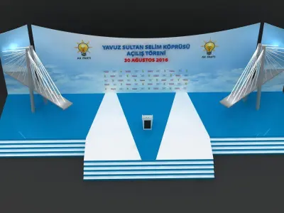 Special Opening Outdoor Stage 103 3D model