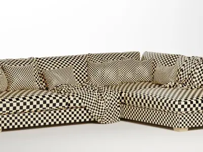 brandon corner sofa 3D model