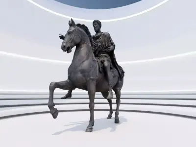 VR Museum Exhibition Art Gallery 3D model