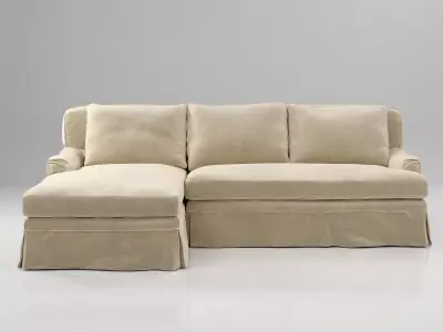 Belgian Classic Roll Arm 3D model