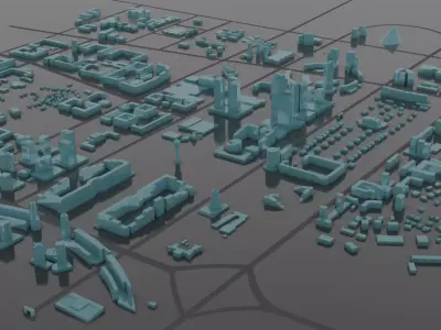 ASTANA CITY SCAPE 3D model