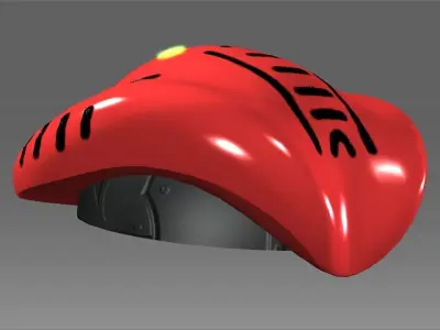 UFO Helmet Low-poly 3D model