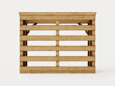 LogStore Low-poly 3D model