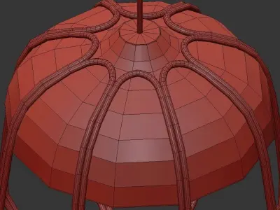 Tommaso cage pendant light 3D model