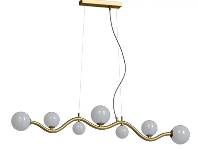 Pendant lamp Uva MOD059PL-07G and MOD059PL-07CH 3D model