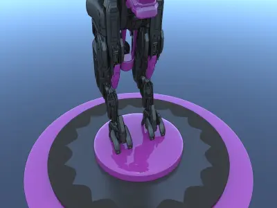 Cyborg Concept Machine SciFi  3D model