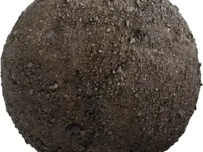 Rugged Gravel Scree Ground PBR Texture Texture
