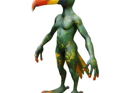 Anthropomorphic Character Collection 3D print model