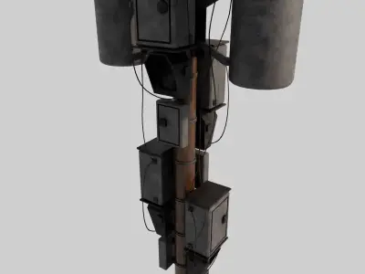 Telephone Pole 3D model buy