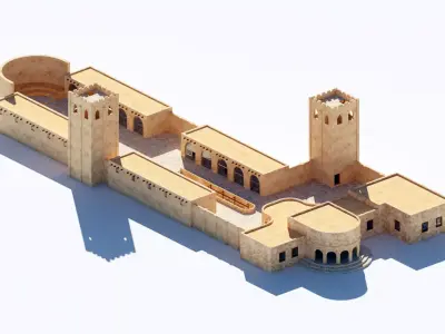 ancient prison 3D model