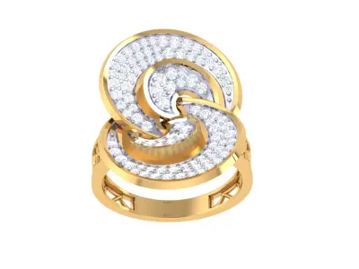 Women Ring  Render 3dm STL OBJ FBX Details 3D print model 305