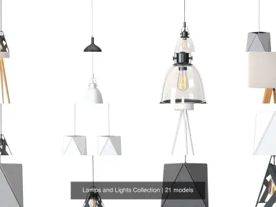 Lamps and Lights Collection 3D Model Pack