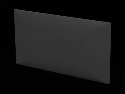 Flat Screen Television Low-poly 3D model