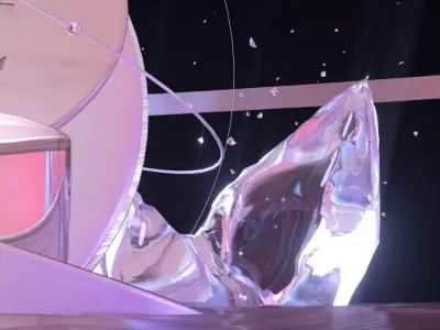 1st Winner Podium 3D model