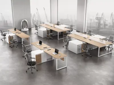 office workstation ws455 a06 3D model