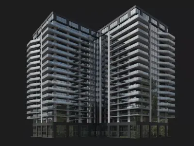 Pinnacle Towers 3D model