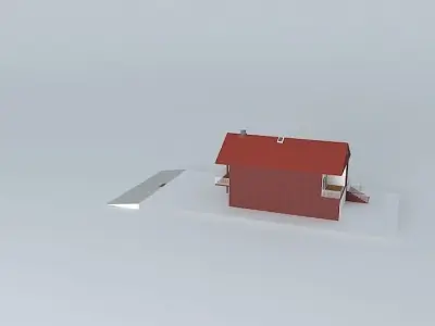 Lake House Free 3D model