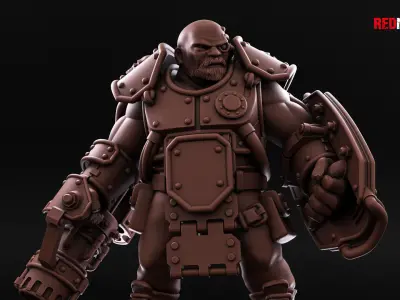 Abhuman Giants in Heavy Armor - Imperial Force  3D print model
