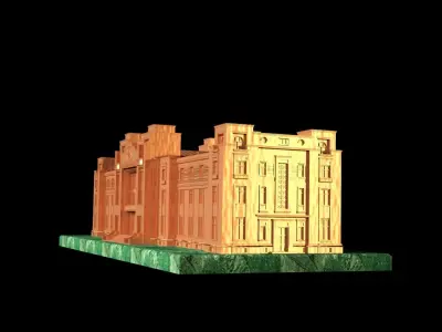 Maritime Station Building in Constanta 3D print model