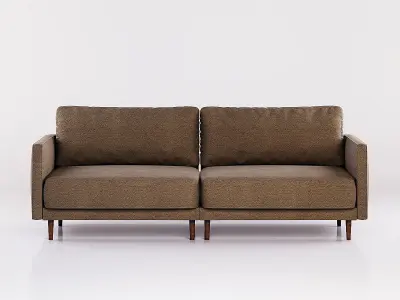 Two Seat Sofa Free 3D model