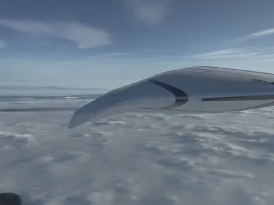 Asymmetric Spaceship 3D model