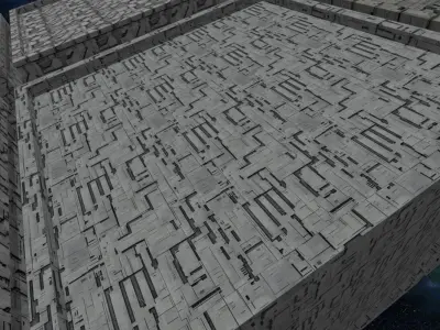 20 Seamless Sci-fi Panels - Deep Shadows Texture