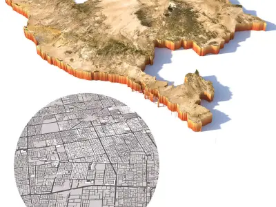 Mecca Saudi Arabia 3D model
