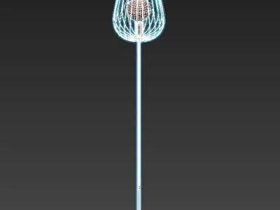 newtown floor lamp with shade 3D model