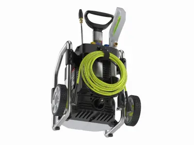  Portable Pressure Washer for Patio and Car Use Gray 