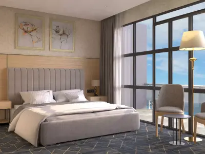Hotel Room 3D model 3