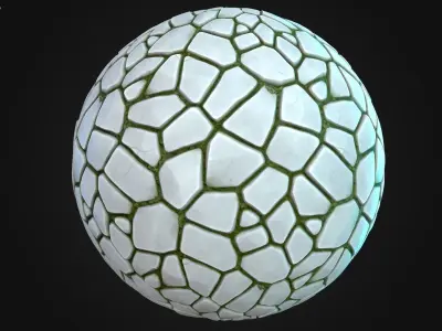 Stylized Pavement Vol 151 - Hand Painted Textures Texture