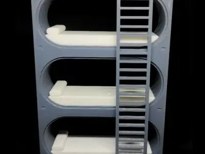 Custom Sci Fi Sleeping Pod 3D print model