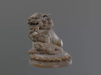 Traditional Chinese Props 3D model