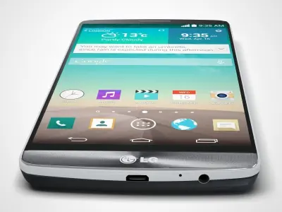 LG G3 Black 3D model