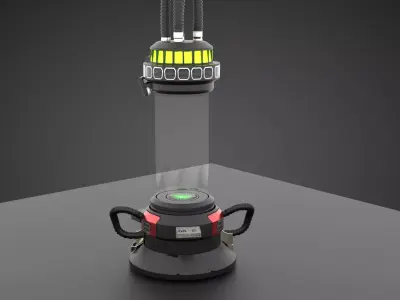 Sci fi Capsule 3D model
