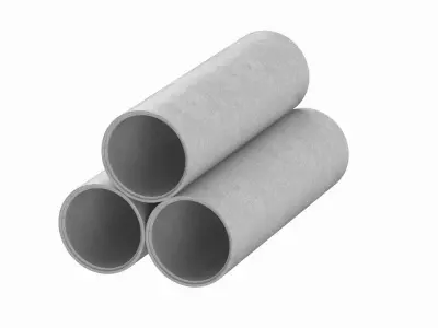 Concrete Pipes 3D model get