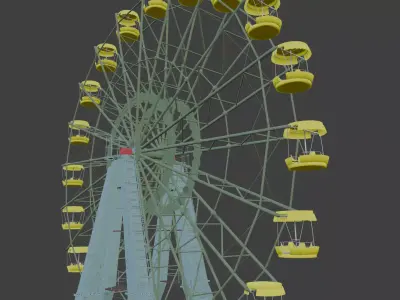 Pripyat amusement park Wheel before 3D model