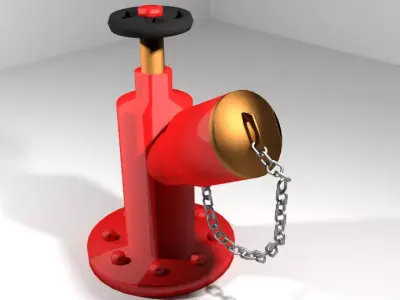 Fire Hydrant - Type 1 3D model