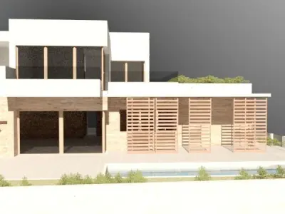 MODERN HOUSE 3D model  3D model