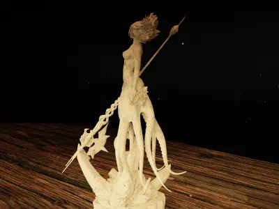 Octoqueen - Queen of seas 3D print model
