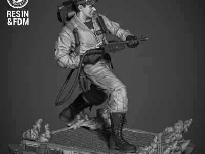 Wicked Movies Ray Sculpture 3D print model