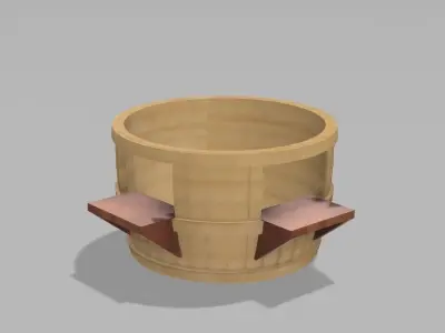 Barrel Bar - H0 Scale 3D print model
