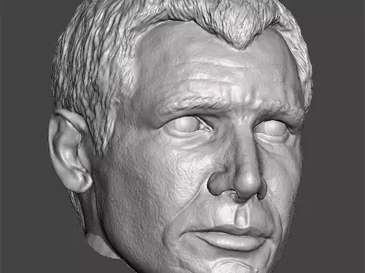 Rick Deckard in Blade Runner 1982 Action Figure Heads 3D print model