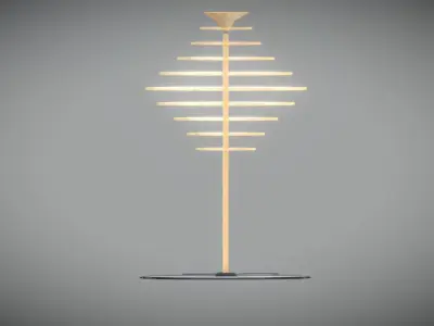 Wooden Ledlamp O-Rings 3D model