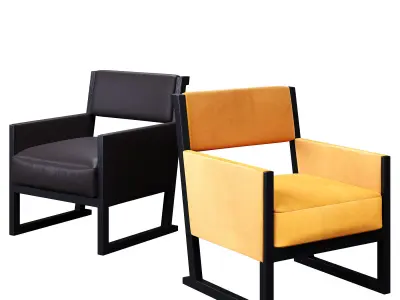 MUSA ARMCHAIR BY MAXALTO Low-poly 3D model