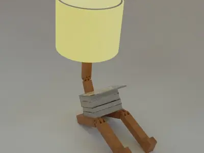 desk lamp Free 3D model