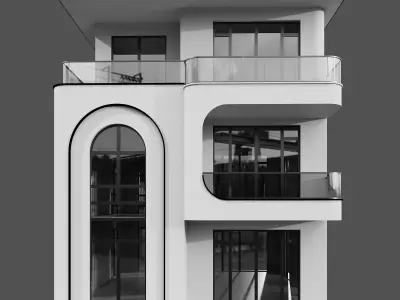 Modern House No41 A 3D model