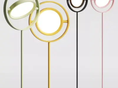Kaishi Makeup Floor Lamps 3D model